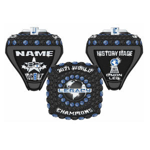 Anillos de campeonato de aleación con logotipo personalizado Unisex, anillos de campeonato estatal para juegos universitarios, eventos nacionales para fiestas, regalos - Product Image 1