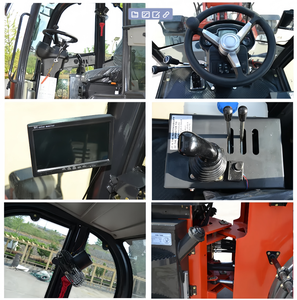 Teleskop <span class=keywords><strong>40kW</strong></span> mesin muatan depan, pemuat roda 1.5 Ton teleskopik kompak - Product Image 2