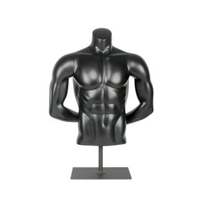Venta caliente deportista ropa negro medio cuerpo gran músculo <span class=keywords><strong>busto</strong></span> masculino maniquí Torso <span class=keywords><strong>hombre</strong></span> medio tamaño deporte - Product Image 2