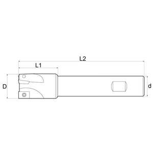 Fervi-F300/32/16L ก้านตรงก้านตรงเครื่องตัดกัดใบหน้าพร้อมก้านทรงกระบอก-8012667257507เครื่องมือไฟฟ้า - Product Image 2