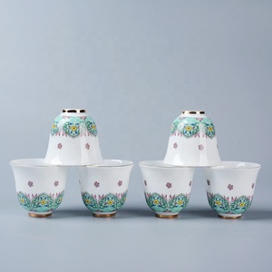 New Product Porcelain Mug Enamel Ceramic <strong>Tea</strong> Cup Flower <strong>Tea</strong> <strong>Set</strong> Cup <strong>Gift</strong> Customization for Home Hotel Restaurant <strong>Gift</strong> - Product Image 1