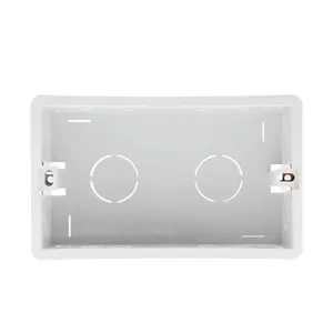 Wall Mounting Box Internal Cassette White Back Box For 146mm*86mm Standard Touch Switch and USB Socket