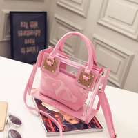 2025 Sac à Bandoulière Transparent en Gelée Tendance pour Plage, Vente Chaude, Grand, de Bonne Qualité, Personnalisable avec Logo, Sacs à Main pour Femmes d'Été