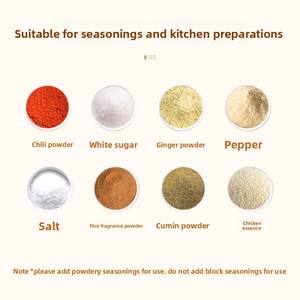 Salero Dosificador Manual a Presión, Caja de Condimentos para Cocina con Botella Dosificadora para una Fácil Distribución de Sal - Product Image 4