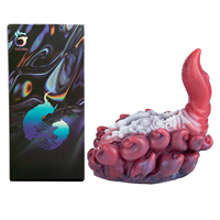 GEEBA Alien Monster Male Masturbator avec Langue Longue, Vagin de Poche Fantaisie, Texturé 3D, Masturbateur Masculin, Jouet sans Canal