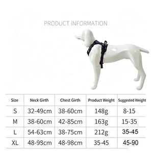 Cross-border pet chest back anti-relief new explosion-proof vest type dog traction rope safety reflective breathable walking dog - Product Image 2