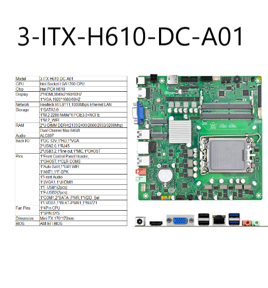 3-ITX-H610-A01VGA