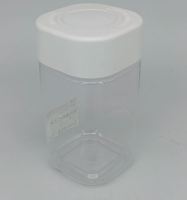 Bocaux carrés en plastique