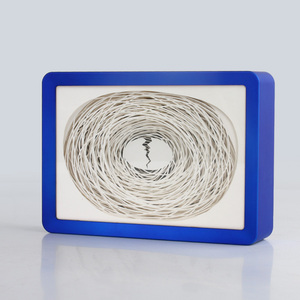 Giấy Cắt Ánh Sáng Hộp Quà Tặng Trẻ Sơ Sinh Các Mặt Hàng 3D Đèn Ngủ LED Bàn Cạnh Giường Ngủ Đèn Trang Trí Phòng Ngủ Kid Phòng Ánh Sáng - Product Image 4