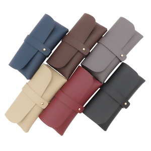 PU Da kính trường hợp với dây đeo đóng cửa phong cách bảo vệ hộp kính cho nam giới và phụ nữ tùy chỉnh logo OEM - Product Image 5