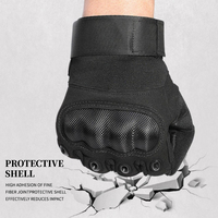 Gants tactiques d'entraînement en microfibre de polyester durables, résistants aux déchirures, compatibles avec les écrans tactiles, gants de combat tactiques à doigts entiers