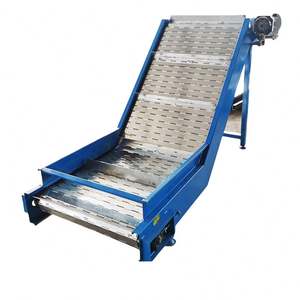 Élévateur à plaques en acier inoxydable pour le transport de copeaux et de matériaux, avec système de levage par chaîne - Product Image 4