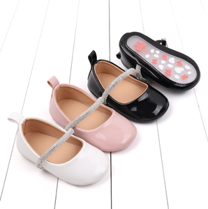 Chaussures de bébé en gros, chaussures de princesse à strass avec semelles souples, chaussures habillées - Product Image 2
