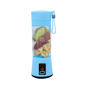 Portable Mini Juicer 6-Blades Juicer Cup Machine Rechargeable Fruit Juicer Portable Blenders With USB Charging Cable