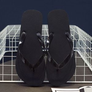 NY  Claquettes simples de couleur unie pour hommes, tongs d'été pour hommes, chaussures de plage antidérapantes - Product Image 5