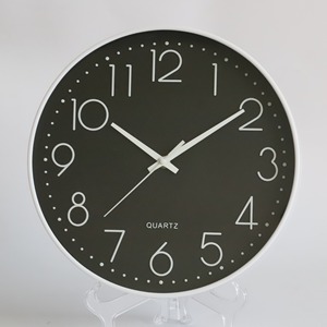 WSY452 Horloge murale promotionnelle moderne, simple et minimaliste, décoration murale, horloge murale à une face, en plastique, cadeau, horloge murale à quartz - Product Image 6