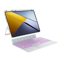 Hochwertige Kabellose Magic Keyboard Hülle mit 360-Grad-Drehständer-Design für POCO Pad X1 11,2" Tastaturhülle