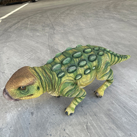 Robot dinosaure animatronique interactif télécommandé, chien mécanique, dinosaure bébé marcheur, Ankylosaurus avec mouvements, pour parc