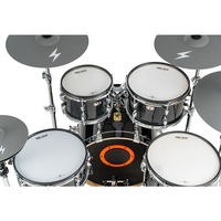 "Batterie électronique professionnelle avec têtes en maille-Compatible Roland/Yamaha, kit d'entraînement silencieux pour studio et utilisation en direct"
