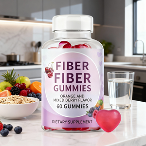 Gomitas de Fibra Natural de Alta Calidad OEM/ODM, Gomitas de Fibra para el Apoyo del Sistema Digestivo, Suplementos de Fibra para Promover el Equilibrio del Microbioma - Product Image 2