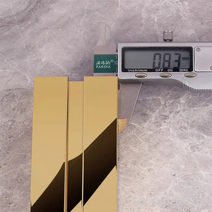 Accessoires de carreaux personnalisés coins métalliques coins en <span class=keywords><strong>acier</strong></span> inoxydable coins de garniture de carreaux - Product Image 5