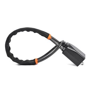 Dispositif de sécurité de voiture antivol commerce extérieur exportation ceinture de sécurité boucle serrure câble en acier câble métallique serrure volant roue serrure - Product Image 1
