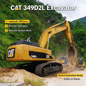 Excavadora Usada Original Caterpillar de 49 Toneladas para Minería, Modelo Cat 349D2L, Procedente de China - Product Image 1