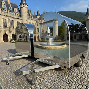 Remolque OEM personalizado y colorido, cocina móvil con certificado COC, carrito de pizza, café, helados y comida. - Product Image 6