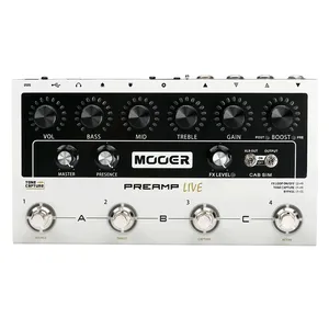 เอฟเฟคกีตาร์ Mooer รุ่น <span class=keywords><strong>M999</strong></span> Preamp Live Floorstanding Integrated Preamp Pedal พร้อมช่องสัญญาณ Pre-stage 12 ช่องอิสระ - Product Image 1