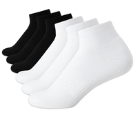 Chaussettes de sport unisexes respirantes, flexibles et rembourrées, chaussettes mi-mollet avec gestion de l'humidité pour l'entraînement, la course à pied, la marche et les activités sportives