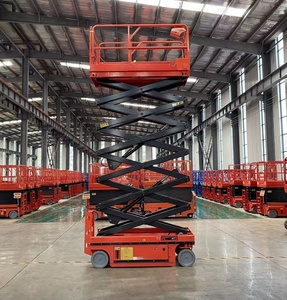 O motor de bateria barato do CE 6m 12m Scissor o trabalho aéreo Scissor a plataforma 10m 8m 320kg móvel bonde hidráulico Scissor o elevador - Product Image 3