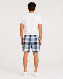 <span class=keywords><strong>Pantaloncini</strong></span> Casual da <span class=keywords><strong>Uomo</strong></span> Personalizzati <span class=keywords><strong>Taglie</strong></span> <span class=keywords><strong>Forti</strong></span>, in Tela a Quadri Color Kaki, Vita Media, Resistenti all'Acqua, per Sport e Jogging, con Chiusura a Coulisse - Product Image 4