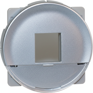 COMETE Silver Keystone Format RJ45 Socket Façade Plug & Sockets Core Non fourni - Product Image 1