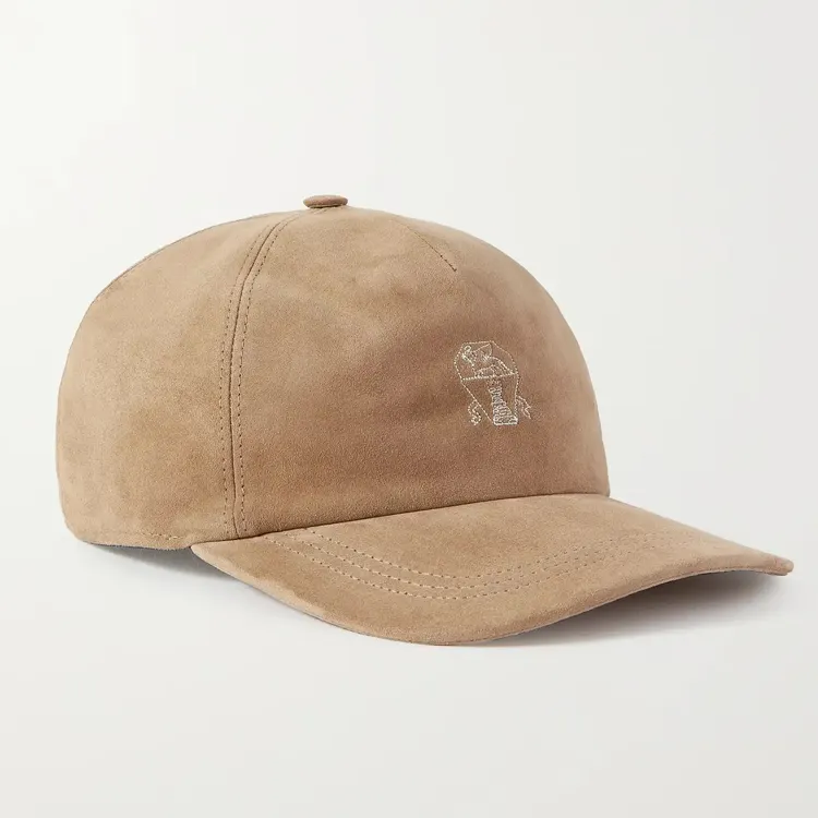 卸売高品質ヴィンテージカスタム刺繍ロゴ5パネル女性スポーツスエード野球帽キャップ