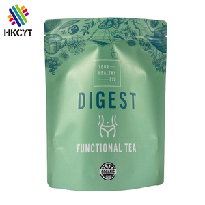 ถุงซิปพลาสติกแบบตั้งได้สำหรับบรรจุชาหลวมทำจาก Mylar doypack - Product Image 1