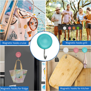 En stock Potente gancho magnético-Herramienta de utilidad para colgar herramientas, llaves o decoración en <span class=keywords><strong>GARAJE</strong></span>, cocina u oficina - Product Image 6