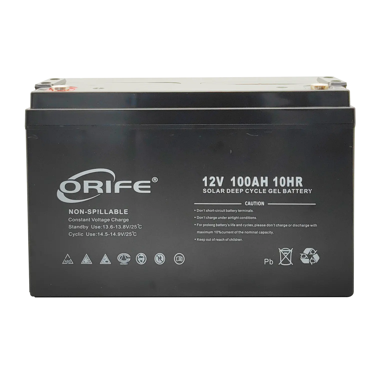 ORIFE Filling Supplier Component 12v 24v 100ah Replacement Lead Acid Batteries