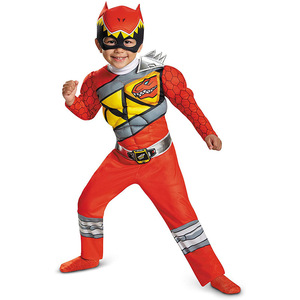 Bambini per Power <span class=keywords><strong>Rangers</strong></span> rosso Dino carica Cosplay tuta muscolare per la festa di carnevale di Halloween per i costumi Anime per bambini - Product Image 1