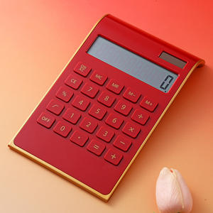 Calculadora Solar Ultrafina con Marco Dorado, Doble Alimentación, para Regalo, Estudiantes, Oficina, <span class=keywords><strong>Contabilidad</strong></span> <span class=keywords><strong>Financiera</strong></span> - Product Image 3