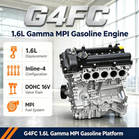 Nouveau moteur nu G4FC 1.6L Gamma MPI Essence DOHC 16V 4 cylindres en ligne pour Elantra I30 Ceed Forte