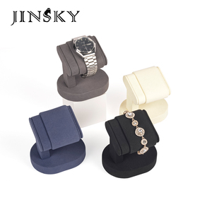 Jinsky Watch Display Stand – Pillow <b>Cushion</b> & Holder for Counter Showcase, Bracelet & Watch <b>Storage</b> Rack - Product Image 1