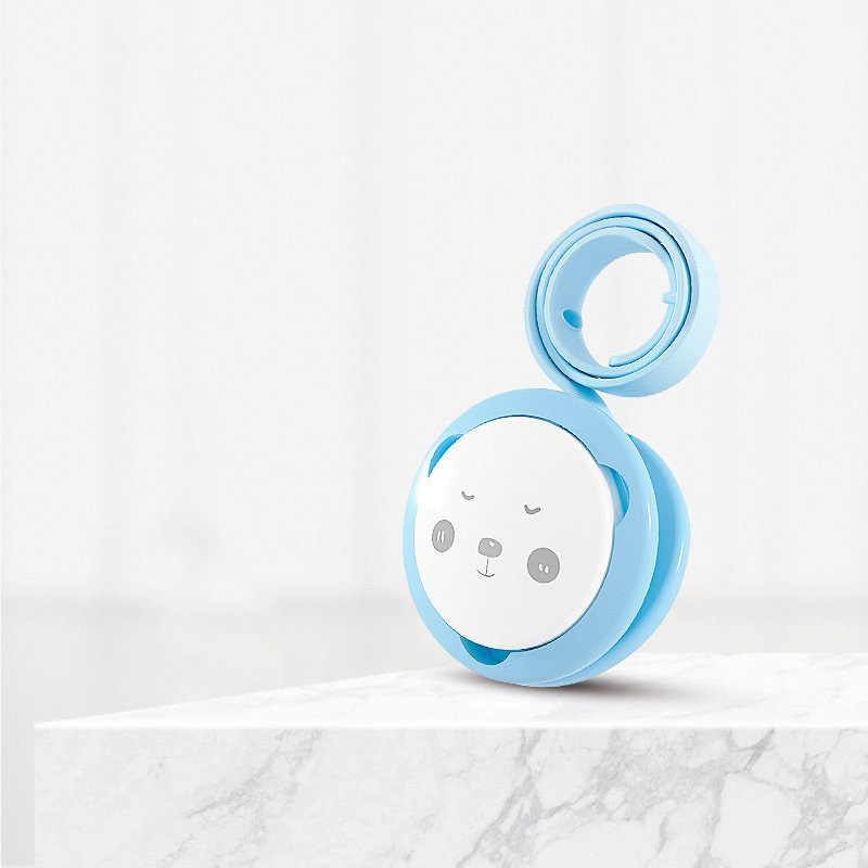 Chaîne de sucette Panda-bleu