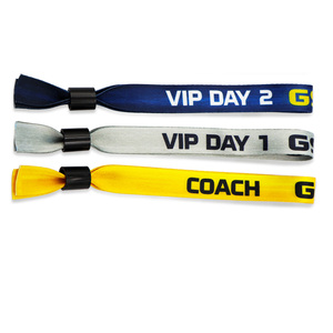 Khuyến mại bên Nhà cung cấp tùy chỉnh vải Vòng đeo tay lễ hội vải lối vào vé Ban nhạc cổ tay sự kiện satin buổi hòa nhạc dây đeo cổ tay - Product Image 4