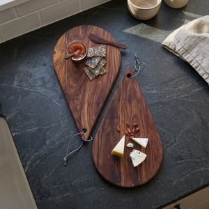 Planche à découper en bois d'acacia personnalisée, best-seller en gros |   Qualité supérieure, fait main, portable, non toxique, facile à nettoyer, forme ovale | - Product Image 3