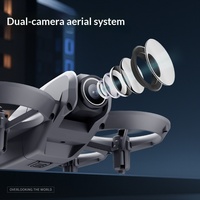 Nouveau drone M9 avec double caméra, flux optique, photographie aérienne HD, quadricoptère RC, jouet avec WiFi FPV, drone pliable à suivi intelligent