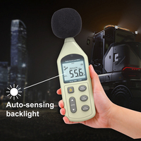 Sonometre professionnel, mesure 30-130 dB, sonomètre numérique intelligent, capteur de volume, testeur de bruit numérique portable