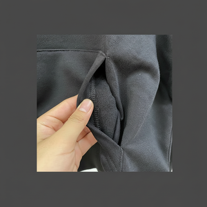 Nouveau hiver Niche noir femmes sweat à capuche ailes strass manches lettre imprimé haut - Product Image 1