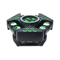 Projecteur laser LED RGBW 4-en-1 MOKE 150W avec DMX512 et activation sonore pour DJ, discothèque, bar, karaoké, fête, scène