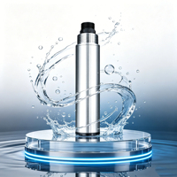 Probe Kualitas Air RS485 Self-Cleaning Opsional pH EC TDS ORP DO Cl2 Turbidity dengan LCD untuk Pemantauan Sungai & Waduk