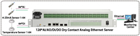 Terminal de mesure et de contrôle à distance monté en rack 1-128 canaux DI/DO/AI/AO vers Ethernet-4G-Lora